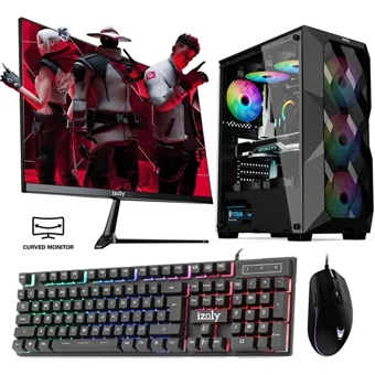 Kirlia Y Harici Radeon RX 580 Intel Core i5 12400F 16 GB Ram 512 GB SSD Tower FreeDos 27 inç Monitörlü Masaüstü Bilgisayar