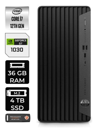 HP Pro Tower 400 G9 6U3M9EA Harici GeForce RTX 3060 Ti Intel Core i7 12700 36 GB Ram 4 TB SSD Tower FreeDos Masaüstü Bilgisayar + PER4 BELLEK