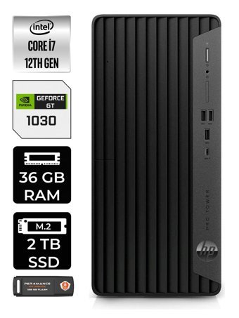 HP Pro Tower 400 G9 6U3M9EA Harici GeForce RTX 3060 Ti Intel Core i7 12700 36 GB Ram 2 TB SSD Tower Windows 11 Pro Masaüstü Bilgisayar + PER4 BELLEK