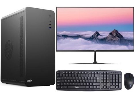 Izoly OFİSLY X Dahili Intel HD Graphics Intel Core i7 620M 8 GB Ram 512 GB SSD Tower FreeDos 24 inç Monitörlü Masaüstü Bilgisayar