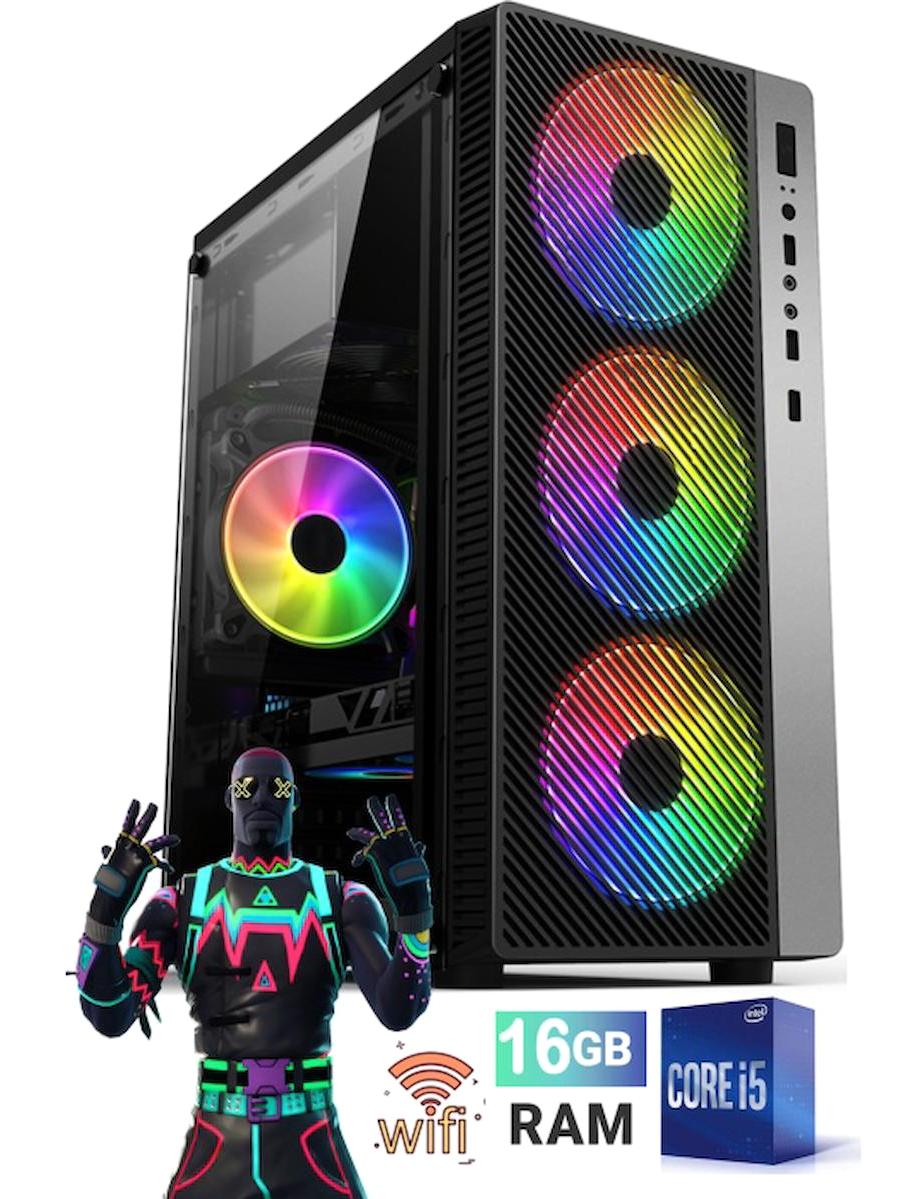 J-Tech GX201 Harici Radeon R7 240 Intel Core i5 2400 16 GB Ram 256 GB + 500 GB SSD Tower FreeDos Masaüstü Bilgisayar