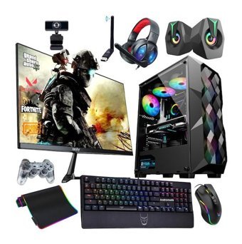 Izoly VANGUARD Harici GeForce GTX 1660 Super Intel Core i3 12100F 16 GB Ram 512 GB SSD Tower FreeDos 24 inç Monitörlü Masaüstü Bilgisayar