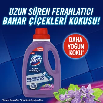 Domestos Bahar Çiçekleri Kokulu Yüzey Temizleyici 1.5 lt