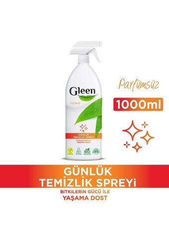 Gleen Organik İçerikli Vegan Parfümsüz Yüzey Temizleyici 1 lt