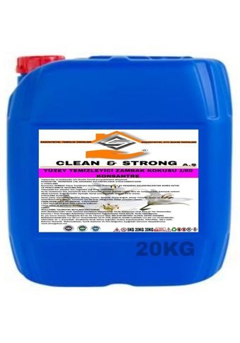 Clean & Strong Zambak Kokulu Yüzey Temizleyici 20 kg
