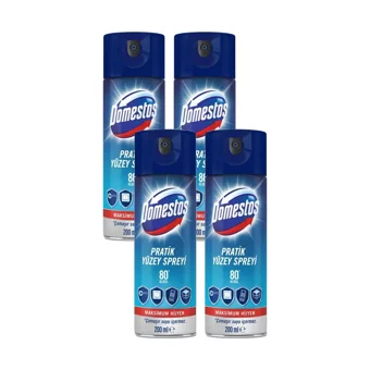 Domestos Pratik Sprey Yüzey Temizleyici 4x200 ml