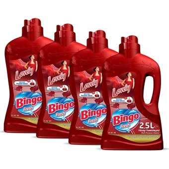 Bingo Lovely Fresh Yüzey Temizleyici 4x2.5 lt