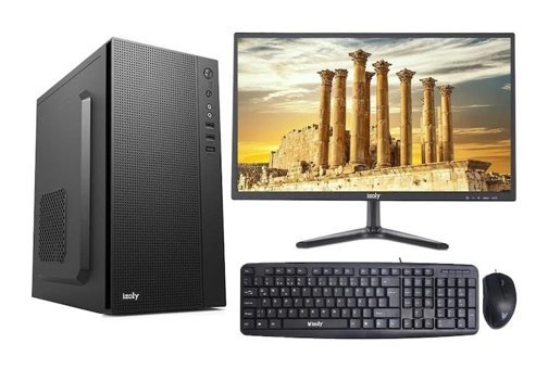 Izoly M145 Dahili Intel HD Graphics Intel Core i5 520M 4 GB Ram 128 GB SSD Tower FreeDos 22 inç Monitörlü Masaüstü Bilgisayar