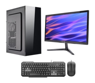 Oleas MX170 Harici GeForce MX170 Intel Core i5 650 4 GB Ram 256 GB SSD Tower FreeDos 21.5 inç Monitörlü Masaüstü Bilgisayar