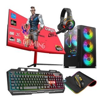 Zeiron GALAXY Harici GeForce GTX 1660 Super Intel Core i5 10400F 16 GB Ram 512 GB SSD Tower FreeDos 23.8 inç Monitörlü Masaüstü Bilgisayar