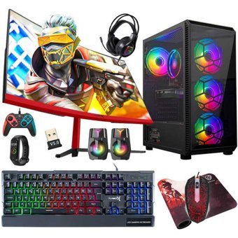 Turbox TX5140 Harici GeForce RTX 3060 Ti Intel Core i5 8400 16 GB Ram 512 GB SSD Tower FreeDos 23.6 inç Monitörlü Masaüstü Bilgisayar
