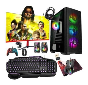 Turbox OCULUS Harici Radeon RX 560 Intel Core i5 8400 16 GB Ram 1 TB SSD Tower FreeDos 27 inç Monitörlü Masaüstü Bilgisayar