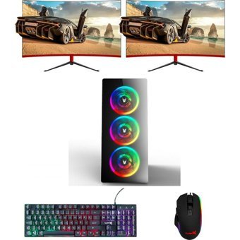 Oleas GM257 Harici Radeon RX 550 Intel Core i5 6500 16 GB Ram 256 GB SSD Tower FreeDos 23.6 inç Monitörlü Masaüstü Bilgisayar