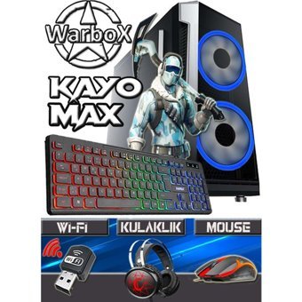 Warbox KAYO MAX Harici Radeon R7 240 Intel Core i5 6500 16 GB Ram 512 GB SSD Tower FreeDos Masaüstü Bilgisayar