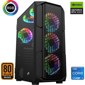 Xaser XSR588 Harici GeForce RTX 3060 Intel Core i5 12400F 32 GB Ram 1 TB SSD Tower FreeDos 27 inç Monitörlü Masaüstü Bilgisayar