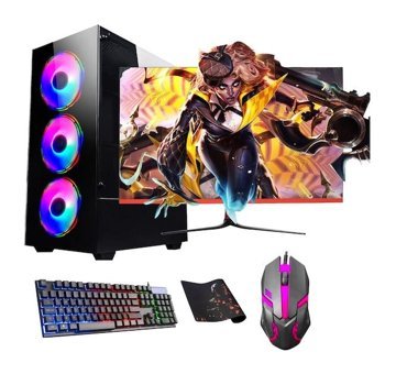 Ramtech DG366 Harici Radeon RX 550 AMD Ryzen 5 3600 8 GB Ram 256 GB SSD Tower FreeDos 27 inç Monitörlü Masaüstü Bilgisayar