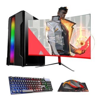 Ramtech RG505-0102 Harici GeForce GTX 1050 Ti AMD Ryzen 5 5500 16 GB Ram 512 GB SSD Tower FreeDos 23.6 inç Monitörlü Masaüstü Bilgisayar