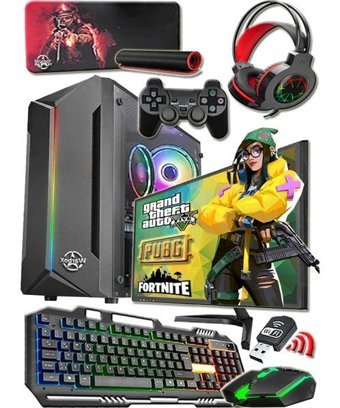 Warbox KİLLJOY Pro Harici Radeon R7 240 Intel Core i5 750 8 GB Ram 256 GB SSD Tower FreeDos 19.5 inç Monitörlü Masaüstü Bilgisayar