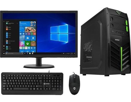 Zeiron EVENT ZN120 Harici GeForce RTX 3060 Ti Intel Core i5 650 4 GB Ram 500 GB HDD SSD Tower FreeDos 18.5 inç Monitörlü Masaüstü Bilgisayar