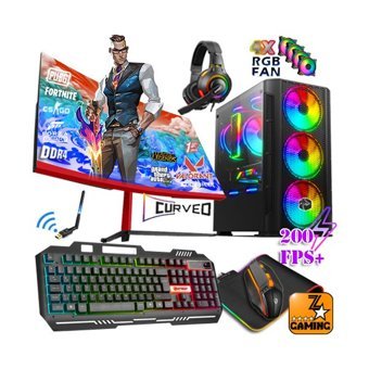 Zeiron ITERNAL X15 Harici GeForce RTX 3050 AMD Ryzen 5 3600 16 GB Ram 1 + 3 TB SSD Tower FreeDos 23.8 inç Monitörlü Masaüstü Bilgisayar
