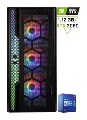 Pcbox Harici GeForce RTX 3060 Intel Core i5 10400F 32 GB Ram DDR4 500 GB SSD Tower FreeDos Masaüstü Bilgisayar