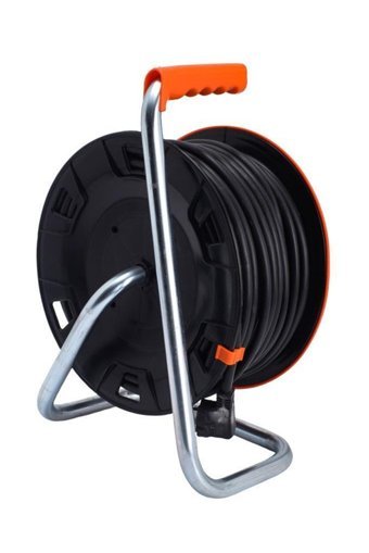 Bylion 3500 W Kalın Topraklı Akım Korumalı 4'lü 30 m Makaralı Uzatma Kablolu Priz Çok Renkli