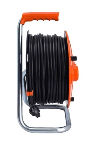 Bylion 3500 W Kalın Topraklı Akım Korumalı 4'lü 30 m Makaralı Uzatma Kablolu Priz Çok Renkli