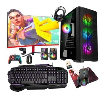 Turbox EQUAİNOX Harici GeForce GTX 750 Ti Intel Core i5 7400 16 GB Ram 1 TB SSD Tower FreeDos 27 inç Monitörlü Masaüstü Bilgisayar