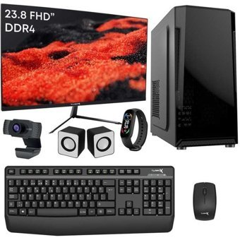 Turbox TX5410 Harici GeForce RTX 3060 Ti Intel Core i5 7400 16 GB Ram DDR4 512 GB SSD Tower FreeDos 23.8 inç Monitörlü Masaüstü Bilgisayar