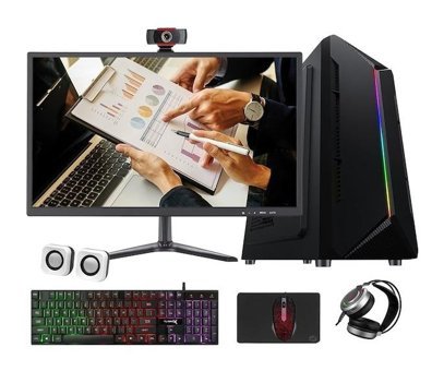 Turbox OFFİCE Pro Dahili Intel HD Graphics Intel Core i5 650 8 GB Ram 256 GB SSD Tower FreeDos 21.5 inç Monitörlü Masaüstü Bilgisayar