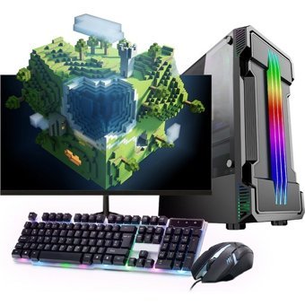 Rogame RKT980215 Harici Radeon R7 240 Intel Core i5 2400 8 GB Ram 120 GB + 1 TB SSD Tower FreeDos 21.5 inç Monitörlü Masaüstü Bilgisayar