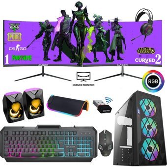 Xaser XSR729 Harici GeForce RTX 3060 Ti Intel Core i5 3470 16 GB Ram 512 GB SSD Tower FreeDos 24 inç Monitörlü Masaüstü Bilgisayar