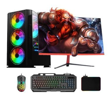 Ramtech TK105 Harici Radeon RX 580 Intel Core i3 12100F 16 GB Ram 500 GB HDD + 240 GB SSD Tower FreeDos 23.6 inç Monitörlü Masaüstü Bilgisayar