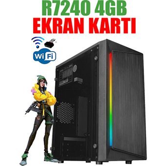Dmc N08X Harici Radeon R7 240 Intel Core i7 860 8 GB Ram 500 GB HDD + 128 GB SSD Tower FreeDos Masaüstü Bilgisayar