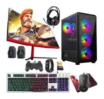 Turbox TX4692 Harici Radeon RX 560 Intel Core i5 10400F 16 GB Ram 1 TB SSD Tower FreeDos 23.6 inç Monitörlü Masaüstü Bilgisayar