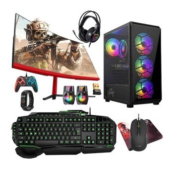 Turbox TX4826 Harici GeForce GT 740 Intel Core i7 2600 16 GB Ram 1 TB SSD Tower FreeDos 23.6 inç Monitörlü Masaüstü Bilgisayar
