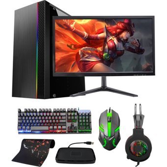 Ramtech DG198 Harici GeForce RTX 3060 Ti Intel Core i3 4130 16 GB Ram 256 GB SSD Tower FreeDos 19.5 inç Monitörlü Masaüstü Bilgisayar