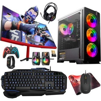 Turbox TX4787 Harici Radeon RX 550 Intel Core i5 10400F 16 GB Ram 1 TB SSD Tower FreeDos 23.6 inç Monitörlü Masaüstü Bilgisayar