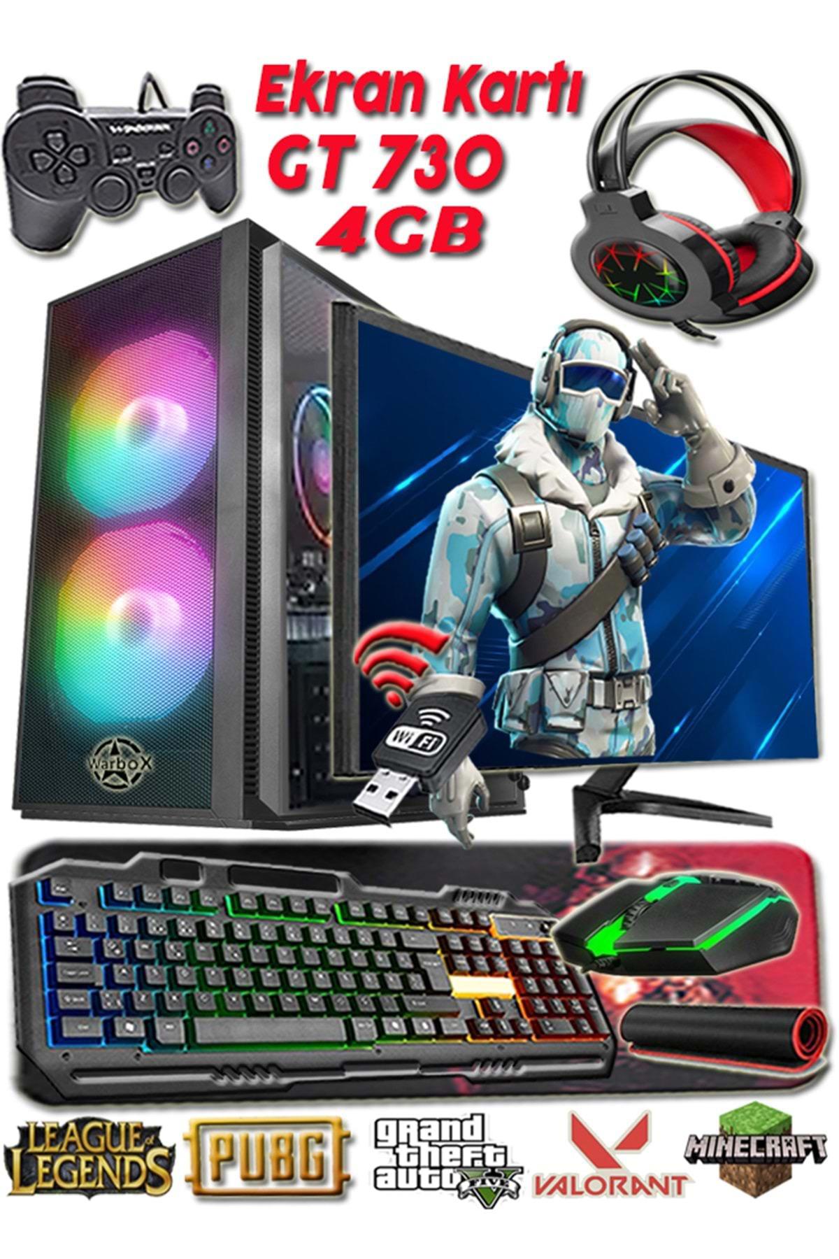 Warbox Pro Harici GeForce GT 730 Intel Core i5 6500 8 GB Ram 250 GB HDD + 256 GB SSD Tower FreeDos 19.5 inç Monitörlü Masaüstü Bilgisayar