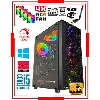 Zeiron Ares Zx10 Harici GeForce RTX 3060 Ti Intel Core i5 13400F 16 GB Ram DDR4 1 TB SSD Tower FreeDos Masaüstü Bilgisayar