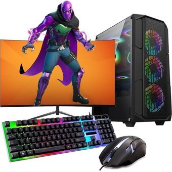 Rogame RKT660027 Harici GeForce RTX 3060 Ti Intel Core i3 10100 8 GB Ram 120 GB SSD Tower FreeDos 21.5 inç Monitörlü Masaüstü Bilgisayar