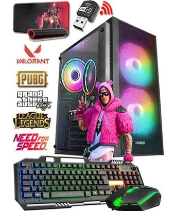 Warbox PUNK MİX Harici GeForce GT 730 Intel Core i5 3470 8 GB Ram 250 GB HDD + 256 GB SSD Tower FreeDos Masaüstü Bilgisayar