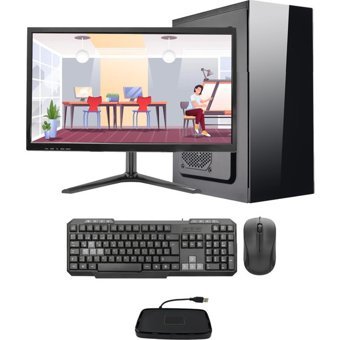 Ramtech WORKForce WF343 Harici GeForce RTX 3060 Ti Intel Core i5 6500 16 GB Ram 500 GB HDD + 128 GB SSD Tower FreeDos 21.5 inç Monitörlü Masaüstü Bilgisayar