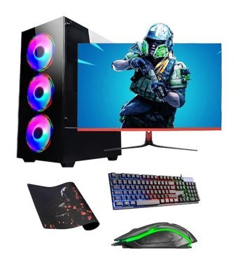 Ramtech DG368 Harici Radeon RX 550 AMD Ryzen 5 3600 8 GB Ram 128 GB SSD Tower FreeDos 27 inç Monitörlü Masaüstü Bilgisayar