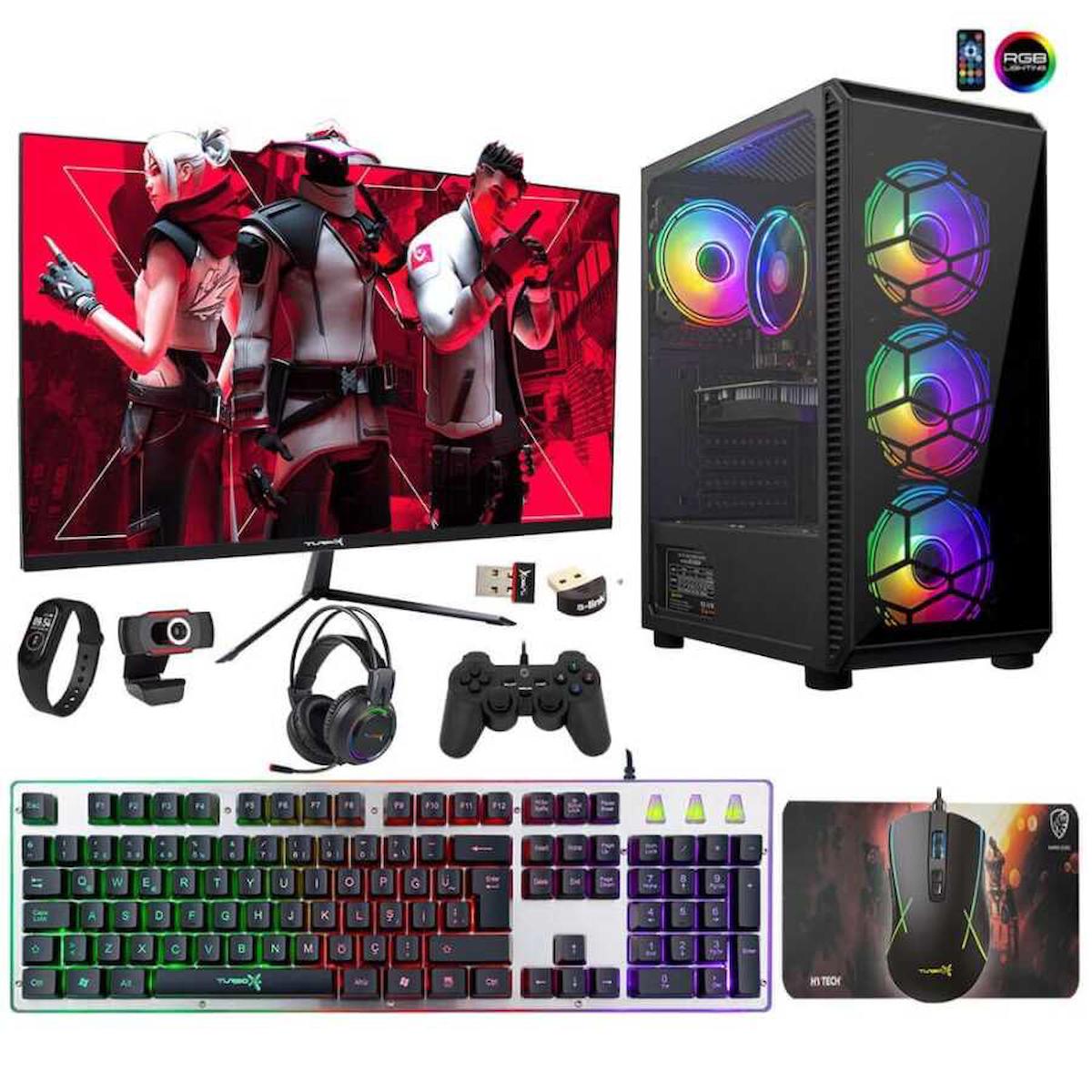 Turbox TX1143 Harici GeForce GT 730 Intel Core i7 860 16 GB Ram DDR3 256 GB SSD Tower FreeDos Masaüstü Bilgisayar