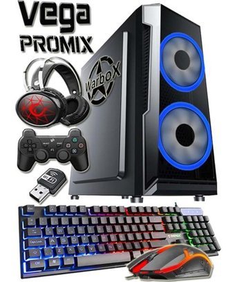 Warbox VEGA ProMİX Harici Radeon R7 240 Intel Core i3 4160 16 GB Ram 250 GB HDD + 240 GB SSD Tower FreeDos Masaüstü Bilgisayar
