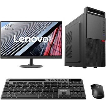 Lenovo TURBOX TX5242 Harici GeForce RTX 3060 Ti Intel Core i5 12400 16 GB Ram DDR4 256 GB SSD Tower FreeDos 23.8 inç Monitörlü Masaüstü Bilgisayar