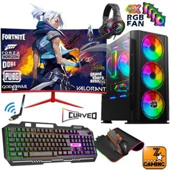 Noder X40 Harici GeForce RTX 3060 Ti AMD Ryzen 5 5500 32 GB Ram 1 TB SSD Tower FreeDos 23.8 inç Monitörlü Masaüstü Bilgisayar