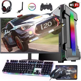 Rogame RKT980246 Harici Radeon RX 550 Intel Core i3 4130 16 GB Ram 240 GB + 1 TB SSD Tower FreeDos 24 inç Monitörlü Masaüstü Bilgisayar