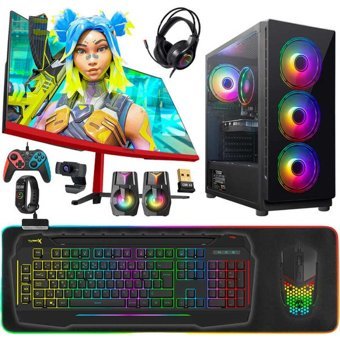 Turbox TX4937 Harici GeForce GTX 1650 Intel Core i7 6700 16 GB Ram 1 TB SSD Tower FreeDos 23.6 inç Monitörlü Masaüstü Bilgisayar